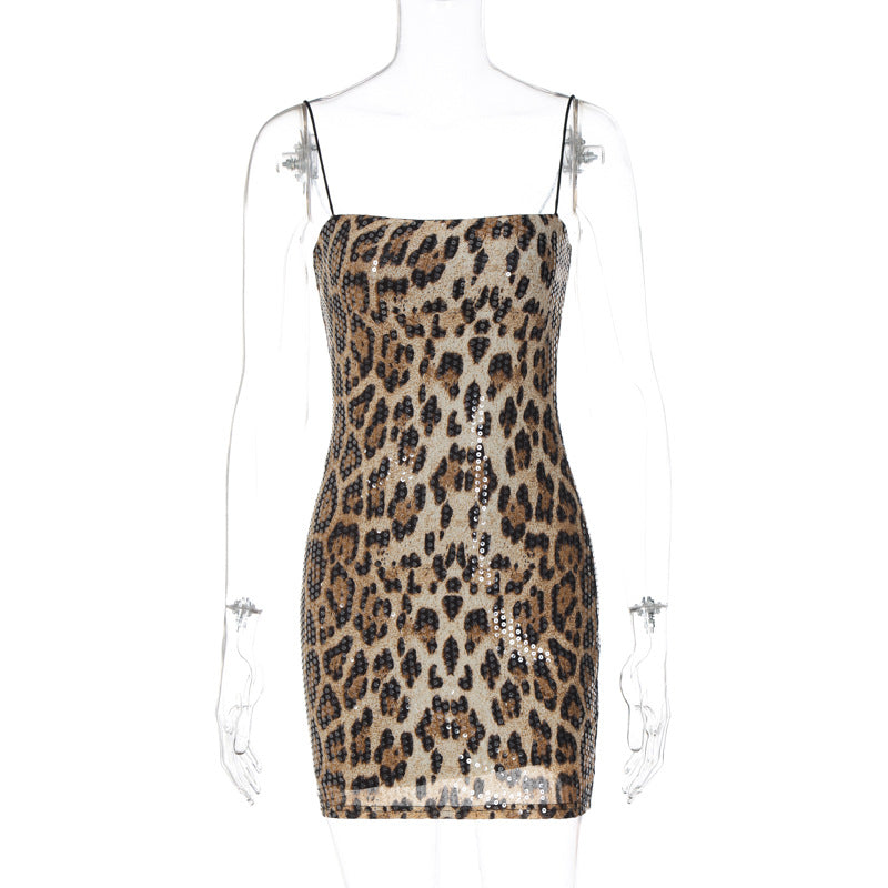 Vestidos de leopardo para mujer