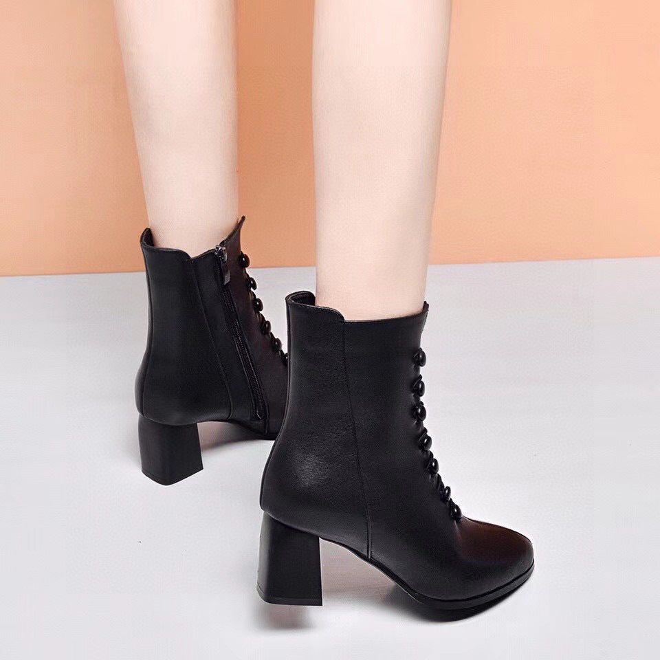 British Style Heel Boots