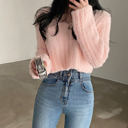 Fashion Personalized Sweater Top For Women