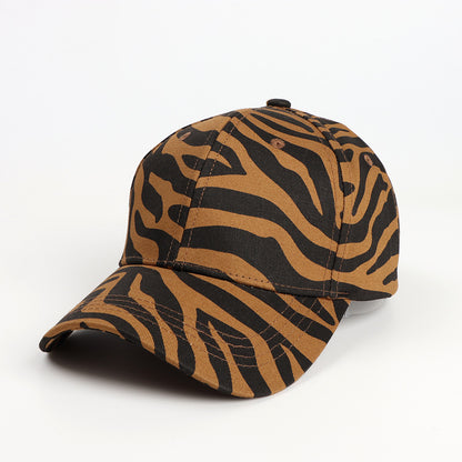 Animal Printed Curved Brim Baseball Caps