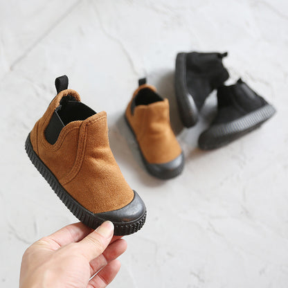 Winter Children Warm High-top Velvet Cotton Shoes