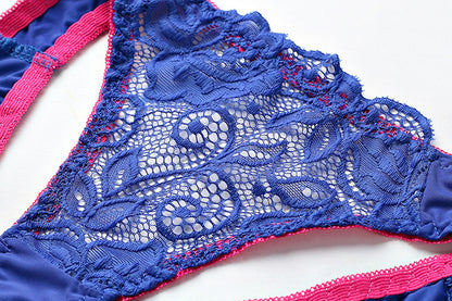 Lace Thong Low Waist Cotton Briefs