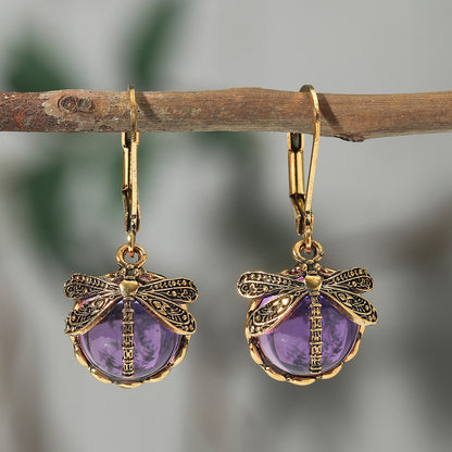 Vintage Dragonfly Earrings