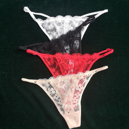 Lace Low Waisted Thongs