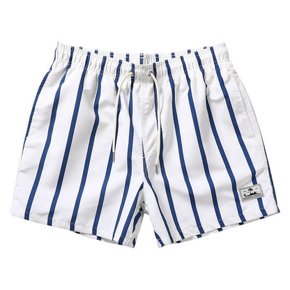 Striped Quick-drying Double-layer Men's Beach Pants