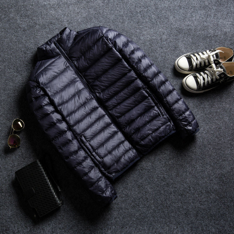 Hooded Short Ultra-thin Down Jacket