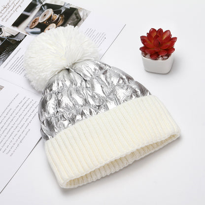 Thick woolen ladies warm hat