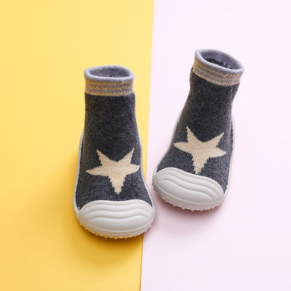 Plush thick socks shoes