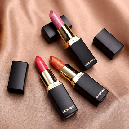 Pearlescent color change temperature change lipstick