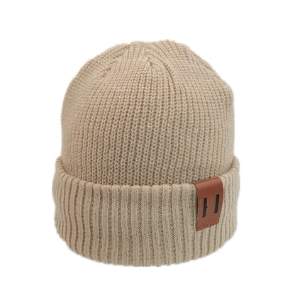 Pure color wild wool hat for men and women