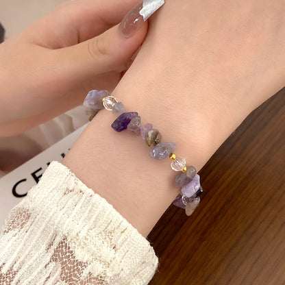 Crystal Shaped Gravel Bracelets