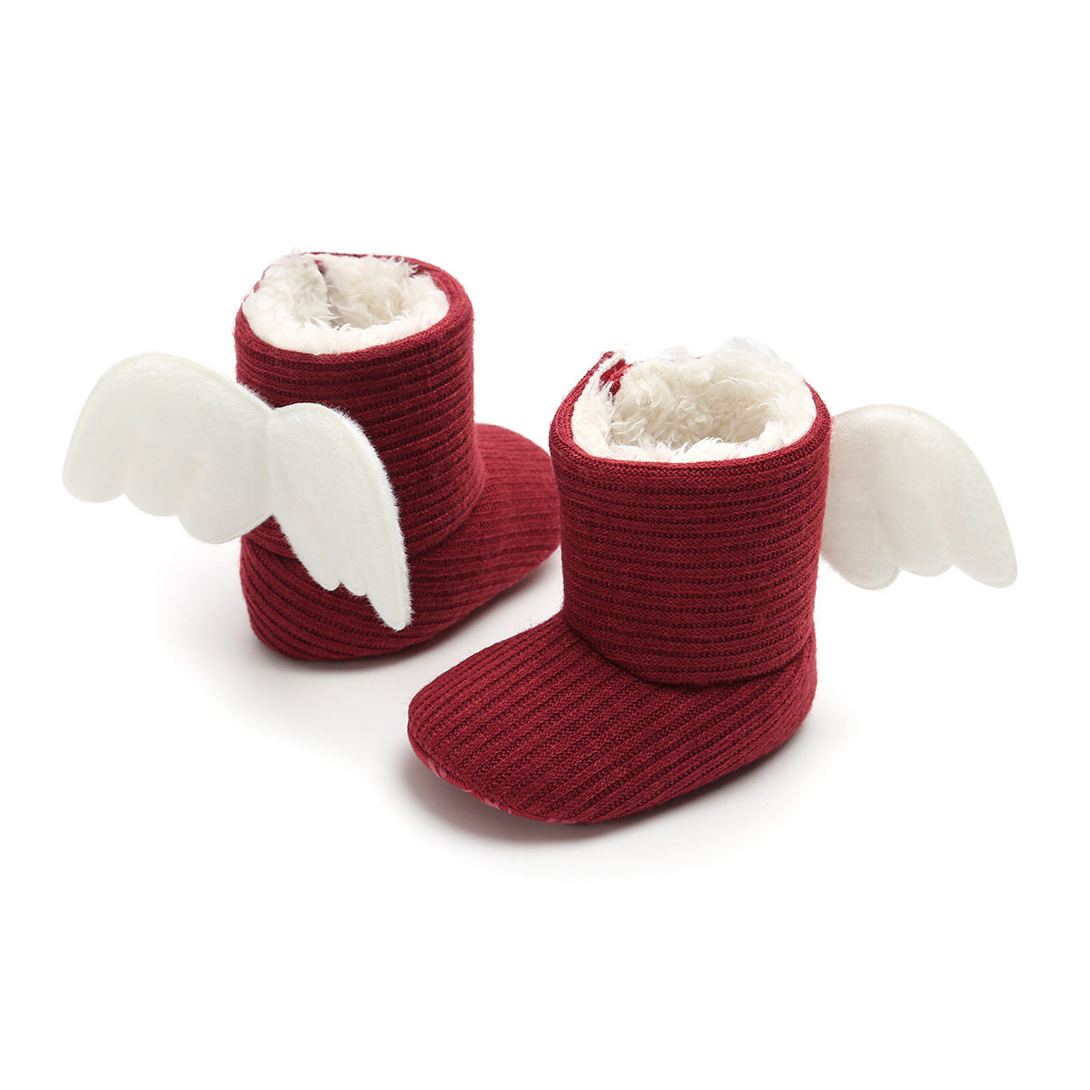 Winter Warm Small Wing High Boots Baby Cotton Boots