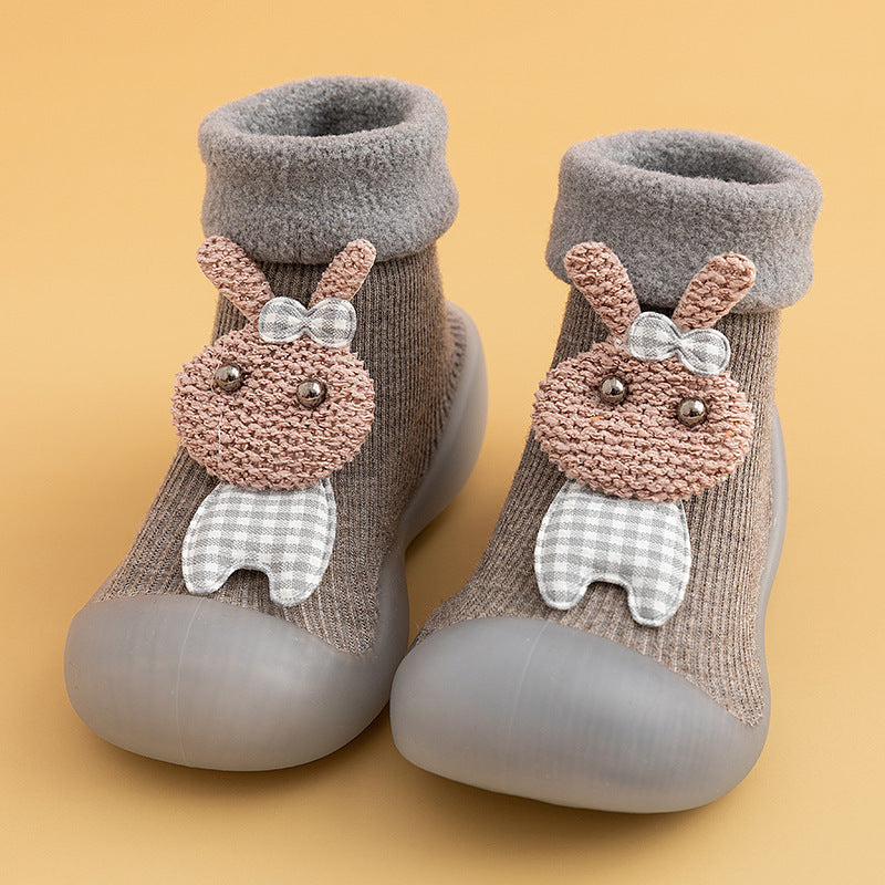 Plush thick socks shoes