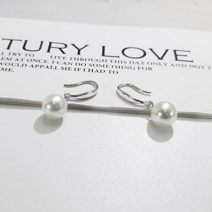 Sterling Silver Pearl Earrings