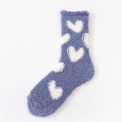 Women's Fashion Love Warm Mid-calf Length Socks