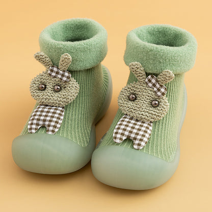 Plush thick socks shoes