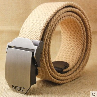 Canvas alloy buckle belts