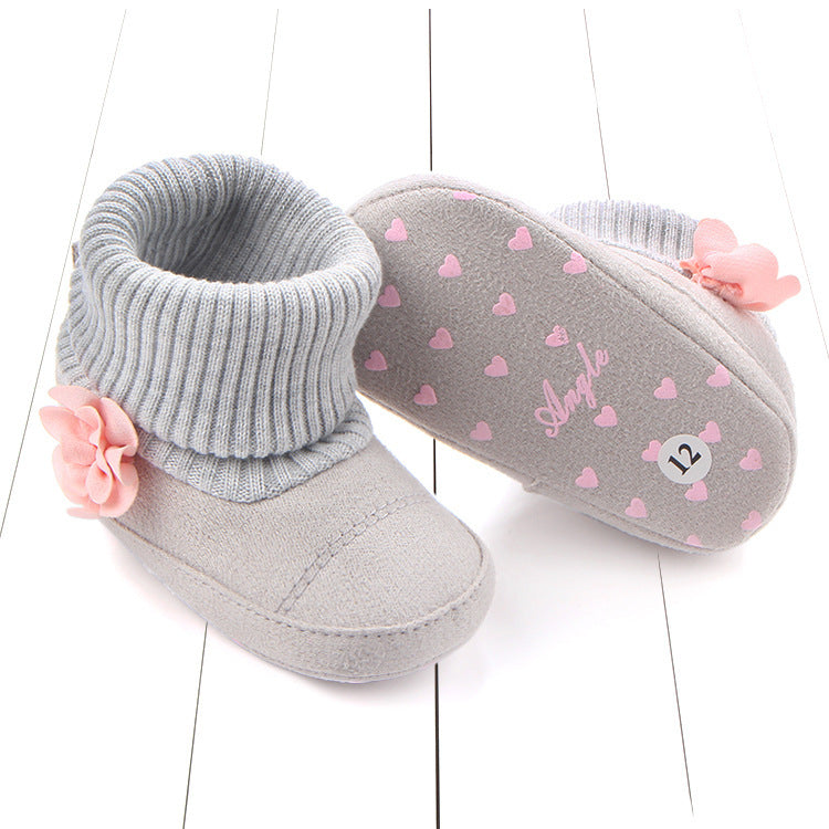 Three-color baby shoes fashion children's boots baby boots