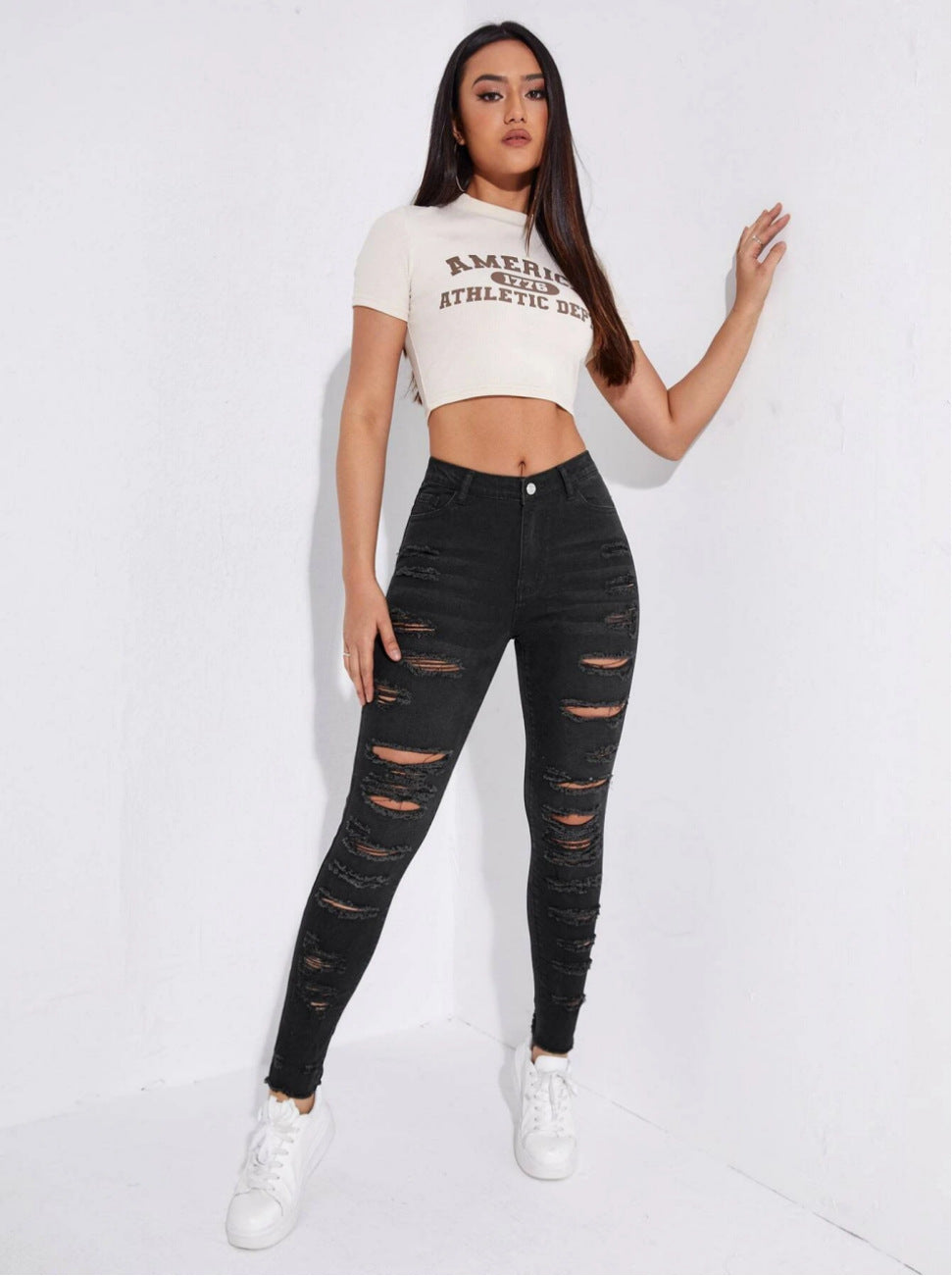 Skinny Denim Trousers For Women