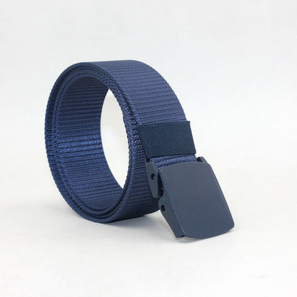 Plastic buckle without iron and magnetic belt