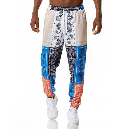 Printed jogging pants casual pants