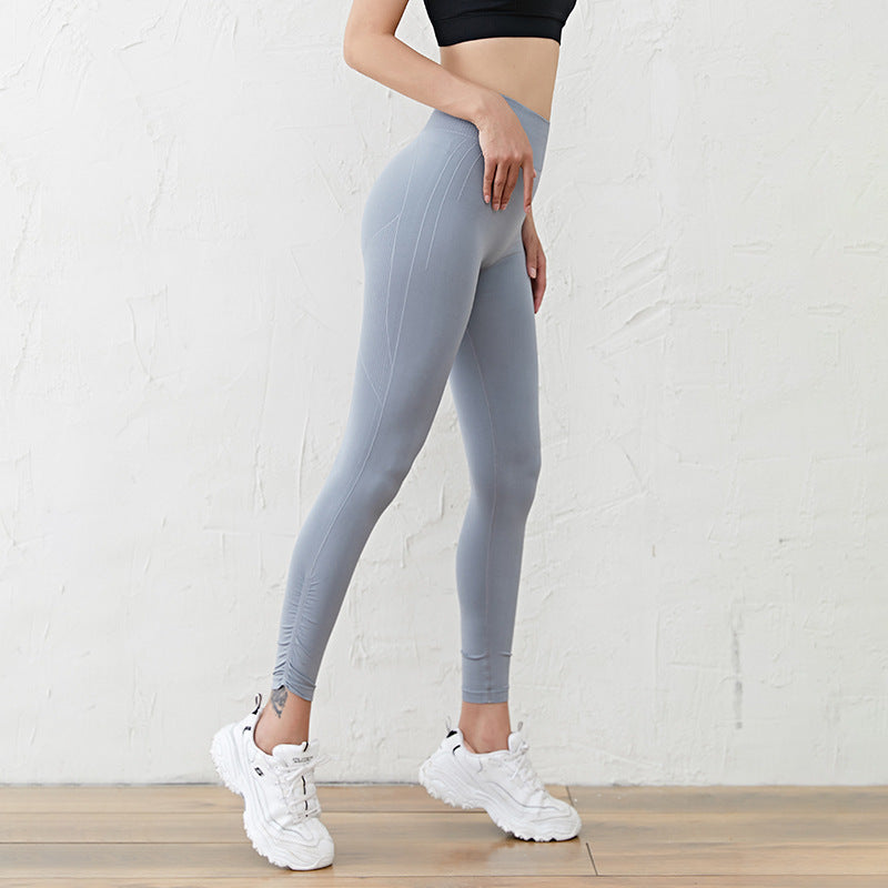 Peach hip pants fitness pants