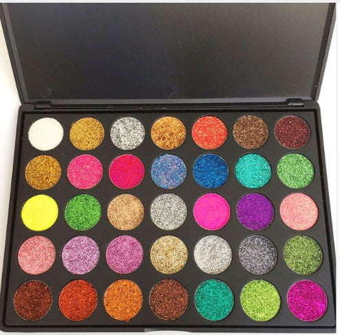 Glitzerpuder Pailletten Lidschatten Neu 35St