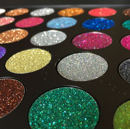 Glitzerpuder Pailletten Lidschatten Neu 35St