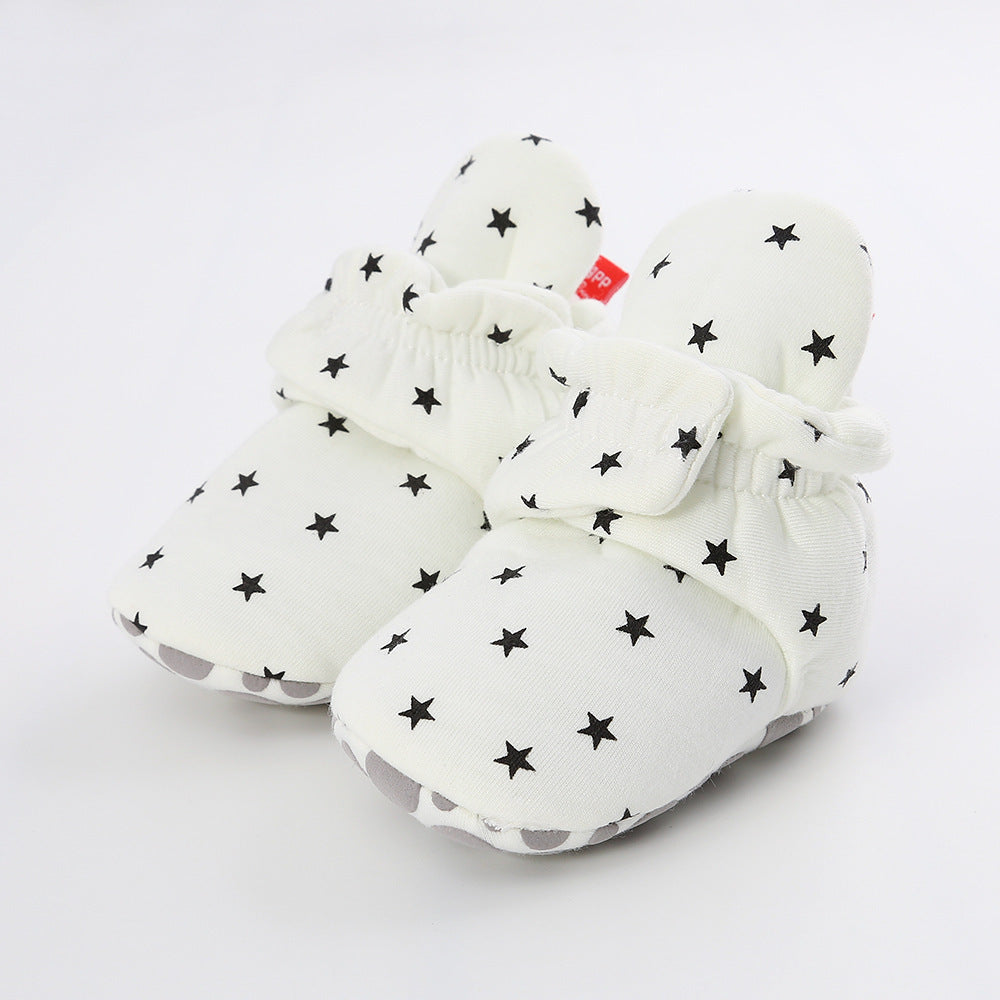 Indoor treasure cotton breathable baby warm shoes