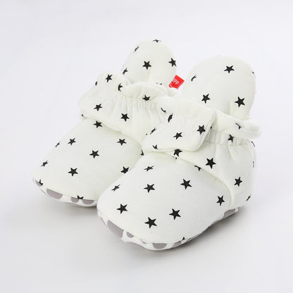 Indoor treasure cotton breathable baby warm shoes