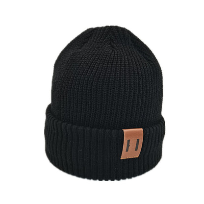 Pure color wild wool hat for men and women