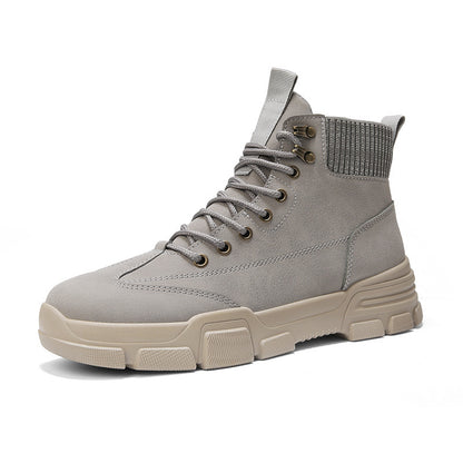 Shoes Men's Martin Boots Men's Autumn And Winter High Boots