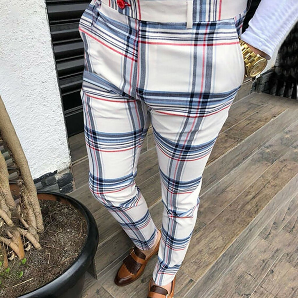 Men's plaid pants