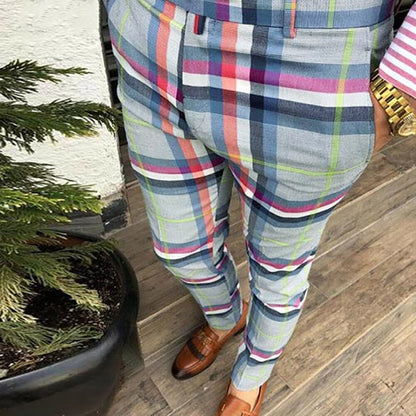 Men's plaid pants