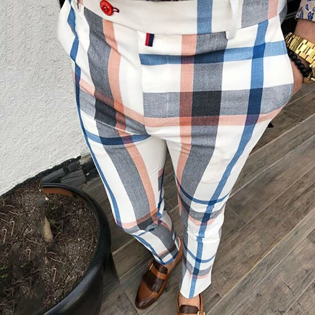 Men's plaid pants