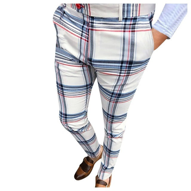 Men's plaid pants