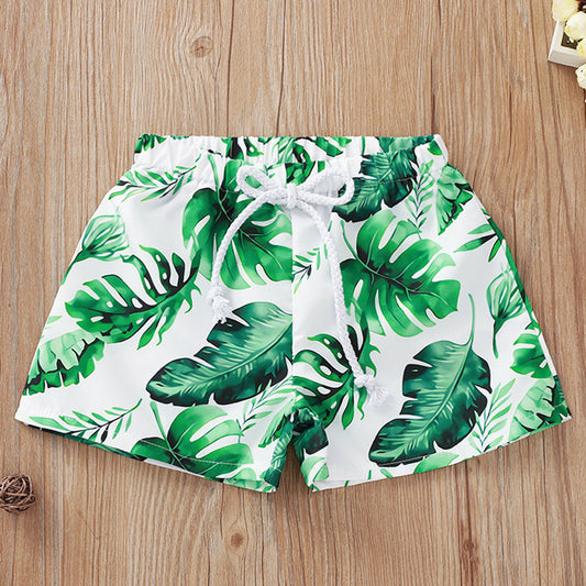 Pantalones de natación de playa con estampado de dibujos animados