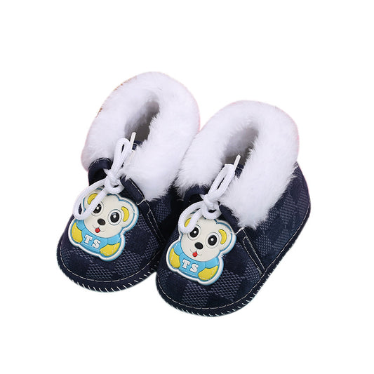 New Baby Cotton Shoes Boots Cute Rabbit Men And Women Baby Cotton Shoes Soft Sole