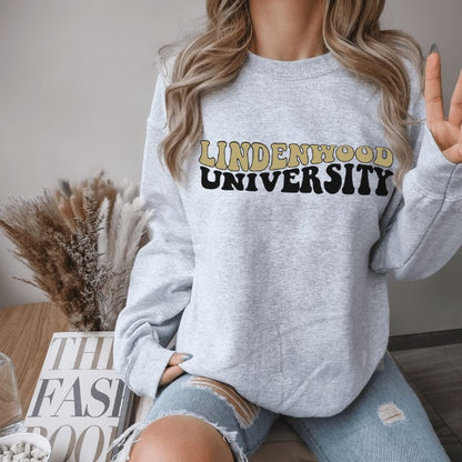 Autumn And Winter University Print Pullovers