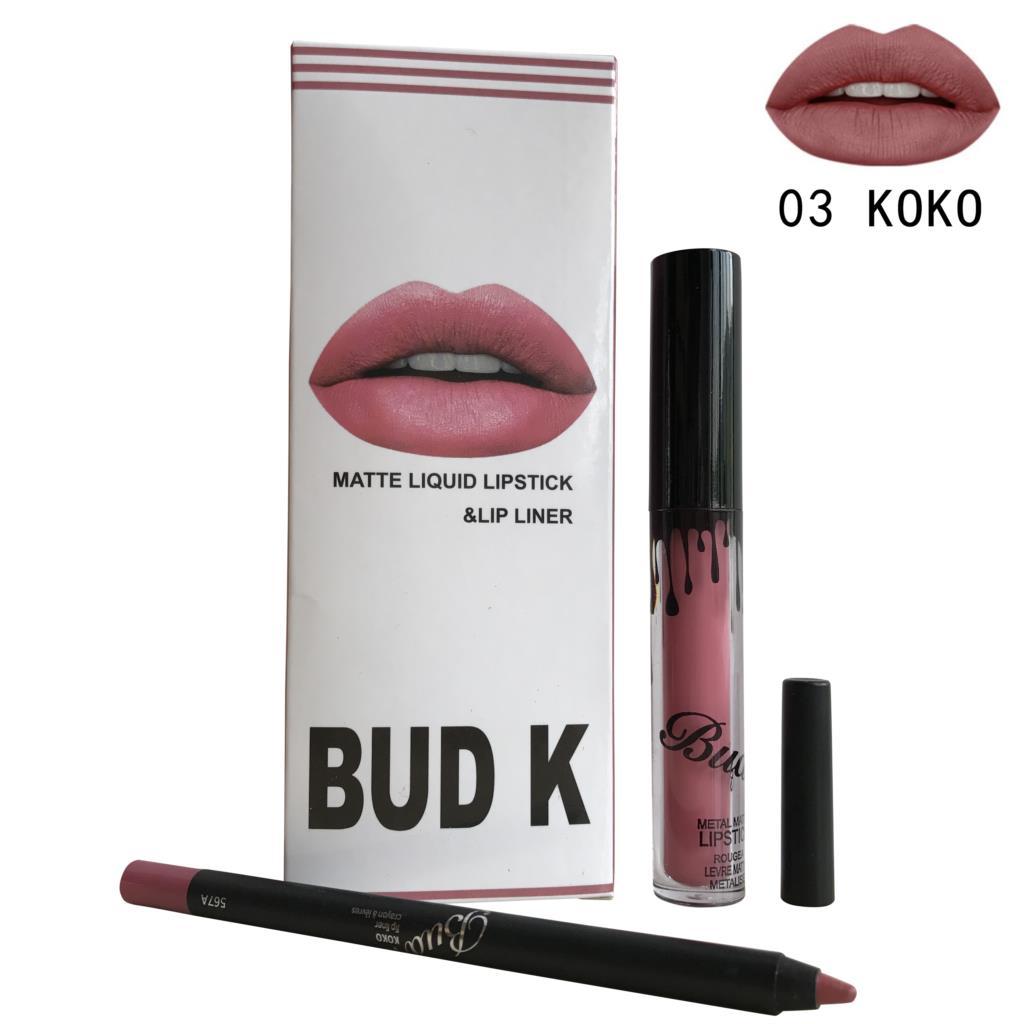 BUD K Liquid Matte Lipstick+Eyeliners