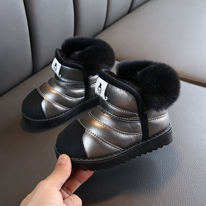 Baby high top cotton shoes