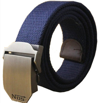 Canvas alloy buckle belts