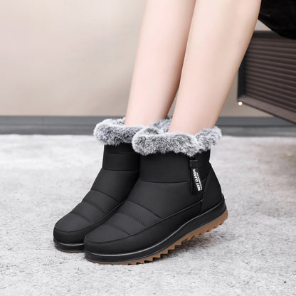 Non-slip Waterproof Fleece Lined Thickened Thermal Cotton Boots