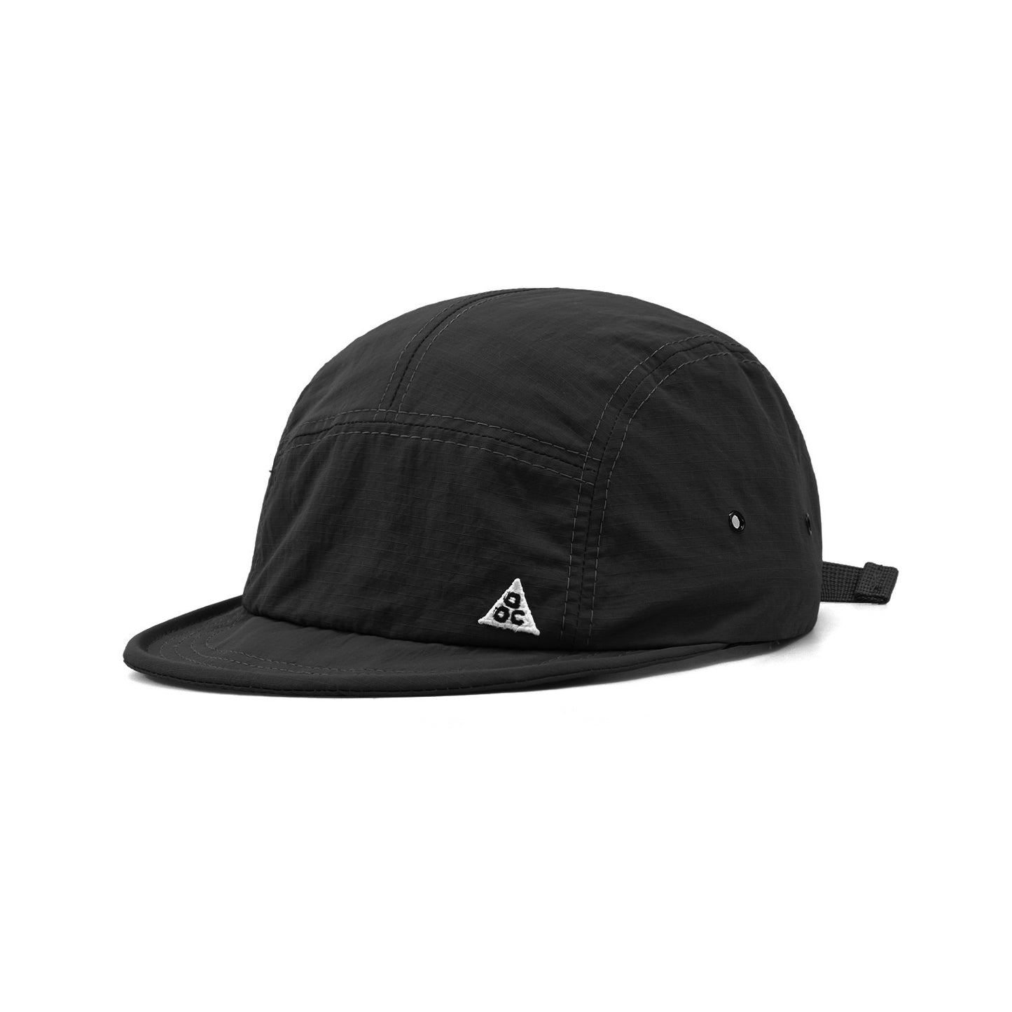 Short Brim Embroidered Peaked Caps