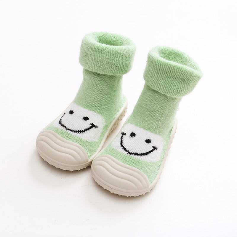 Plush thick socks shoes