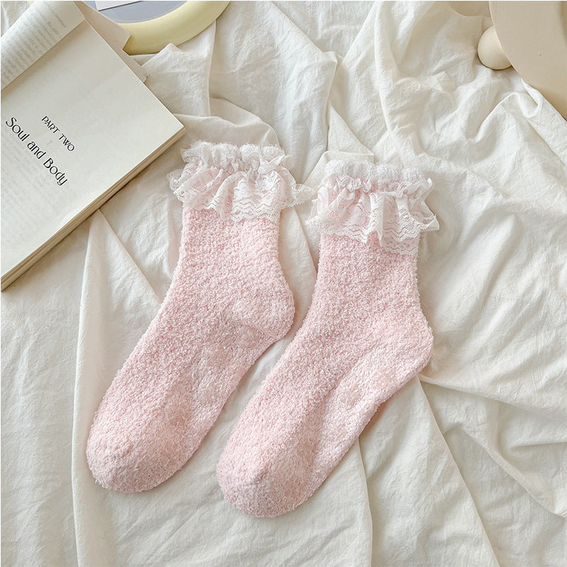 Thickened Warm Floor Socks Women