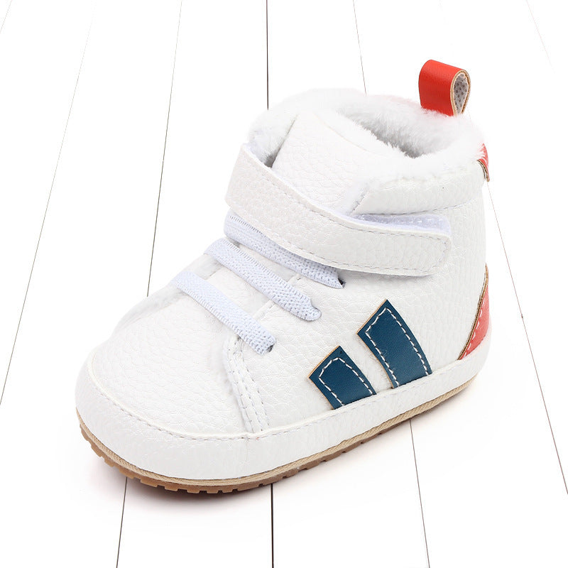 Sports Soft-sole Cotton Shoes High-top Baby Shoes Baby's Shoes