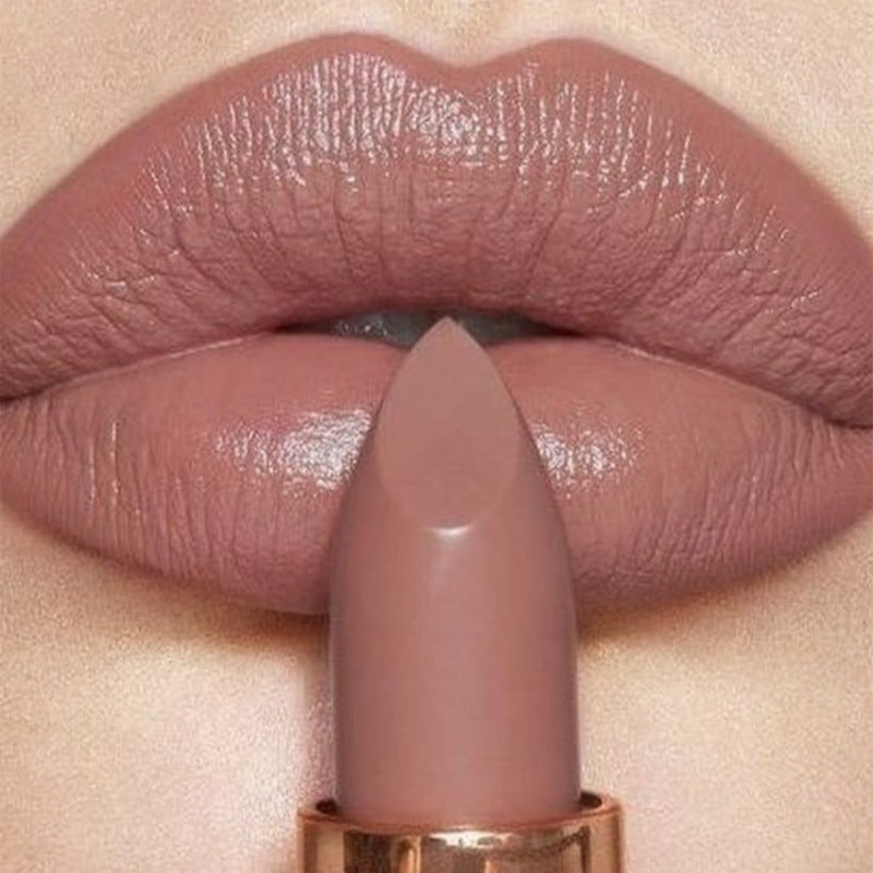 6-color waterproof nude matte durable lipstick