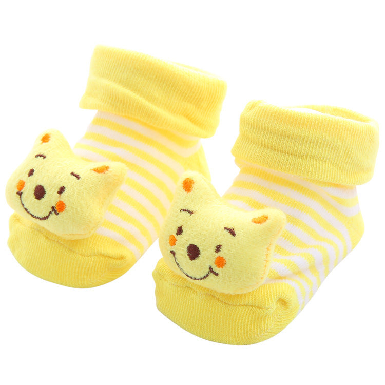 Cartoon Anti-Skid Three-Dimensional Baby Socks Newborn Baby Socks Doll Socks Wholesale