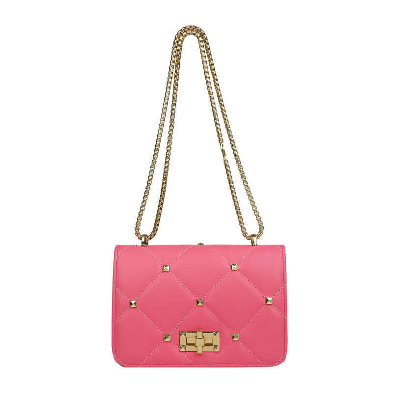 Rivet Chain Crossbody Shoulder Bags